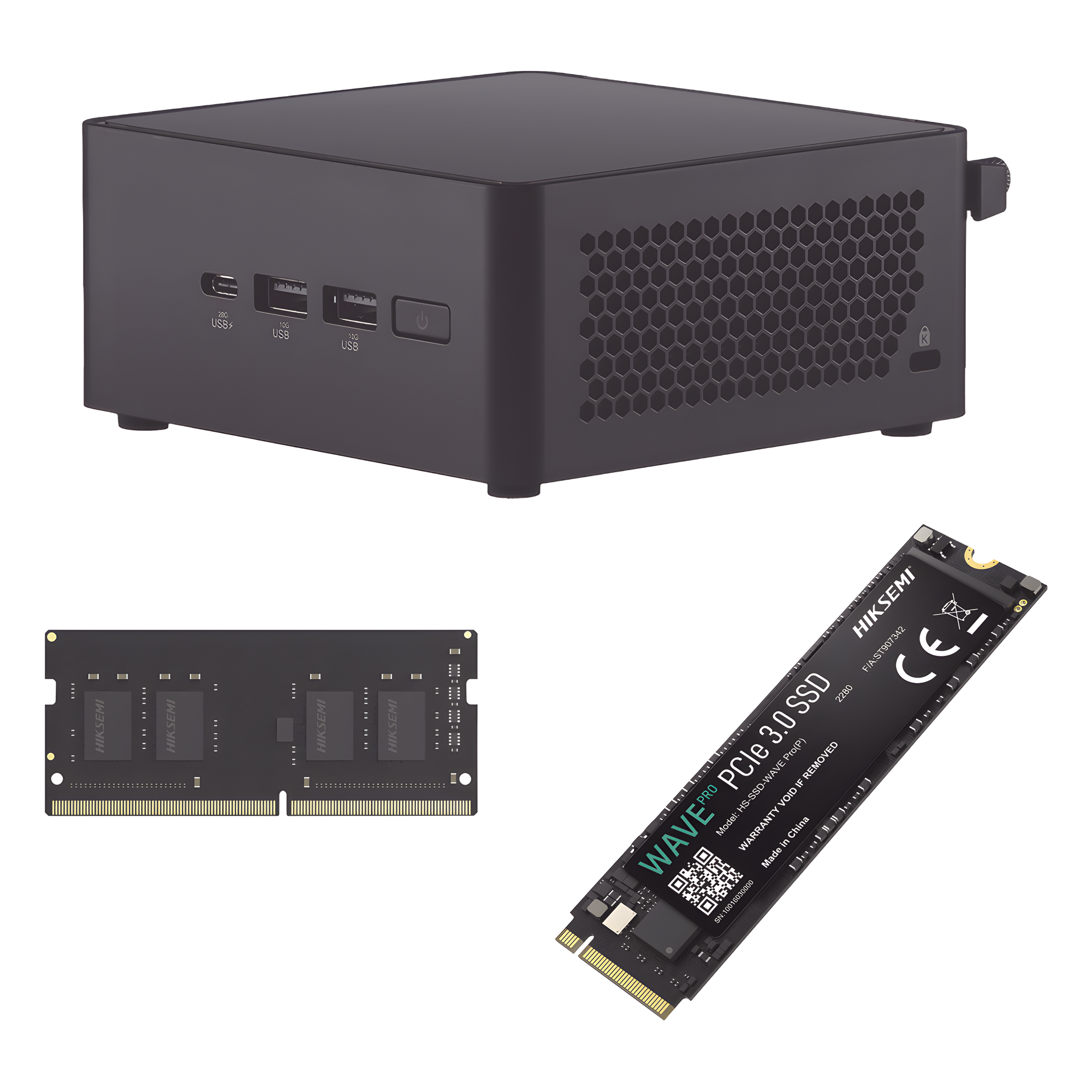 ASUS NUC KIT / ESTACION DE TRABAJO / CORE 3- 100U / RAM 16GB / SSD 256 GB
