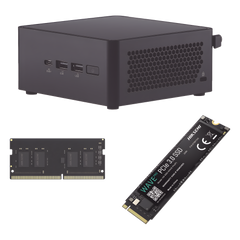 ASUS NUC KIT / ESTACION DE TRABAJO / CORE 3- 100U / RAM 16GB / SSD 256 GB
