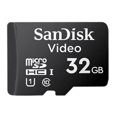 Memoria microSD SanDisk 32GB / Alta Resistencia / Videovigilancia / Clase 10