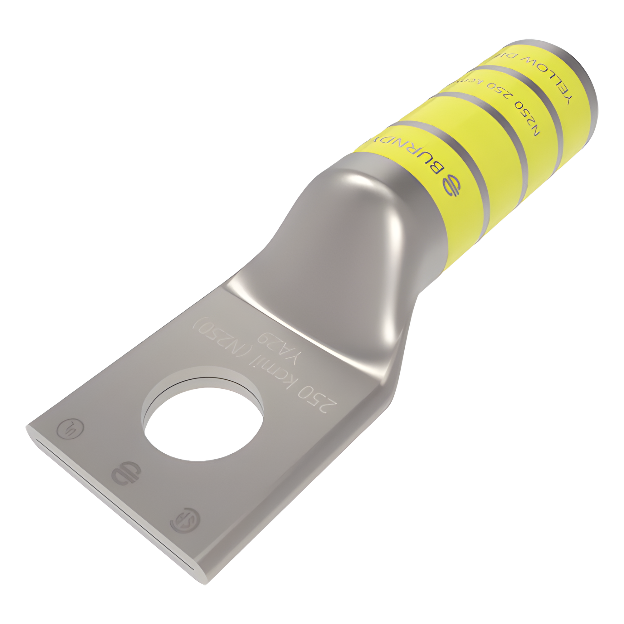 Terminal de Compresión para Tornillo 1/2 "  y Calibre 250 KCMIL.