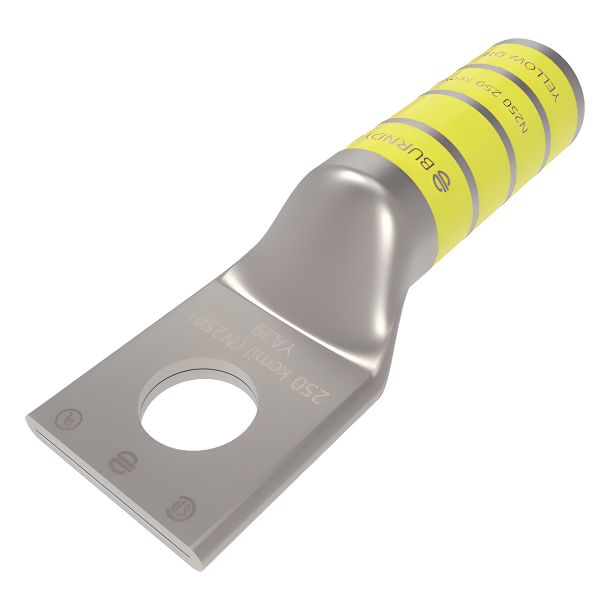 Terminal de Compresión para Tornillo 1/2 "  y Calibre 250 KCMIL.