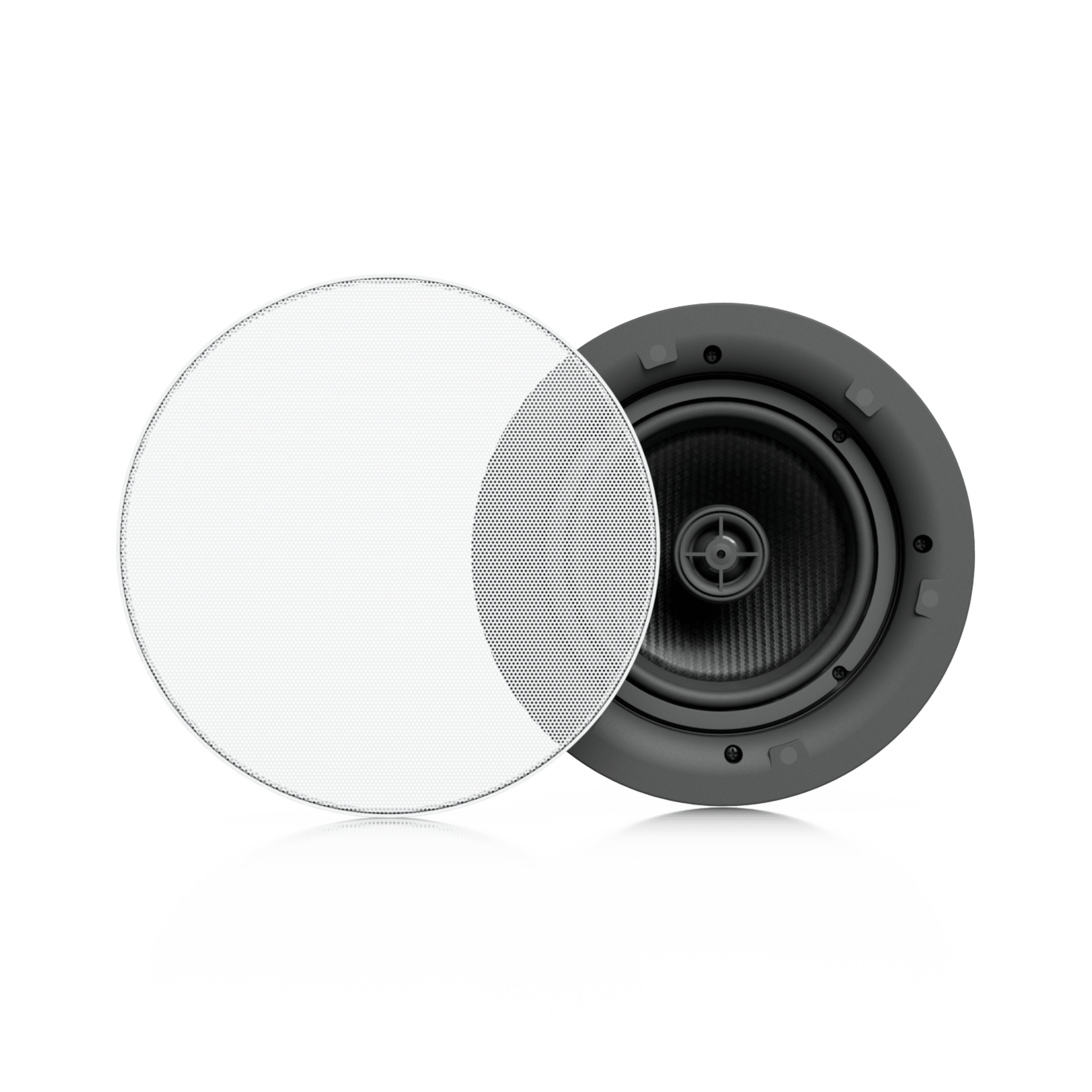 UniFi In-Ceiling Speaker Altavoz Empotrable de Techo / Woofer 6.5" 130W / Tweeter 1" Pivote ±15° / 8 Ohms / Cobertura Simétrica Axial de 90° / NDAA Compliant