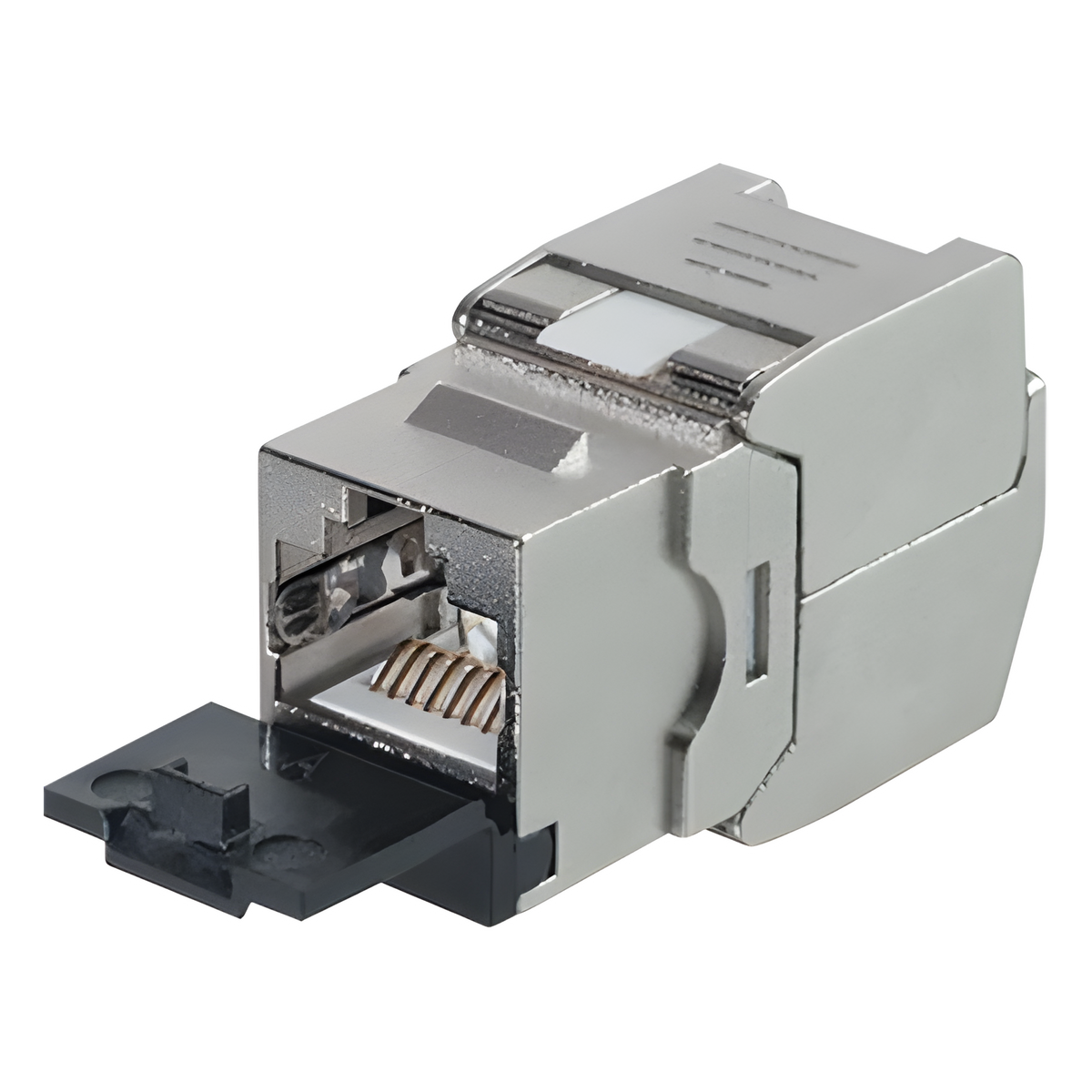 Módulo Jack STP Keystone Toolless (Sin Herramienta) CAT6A con Tapa