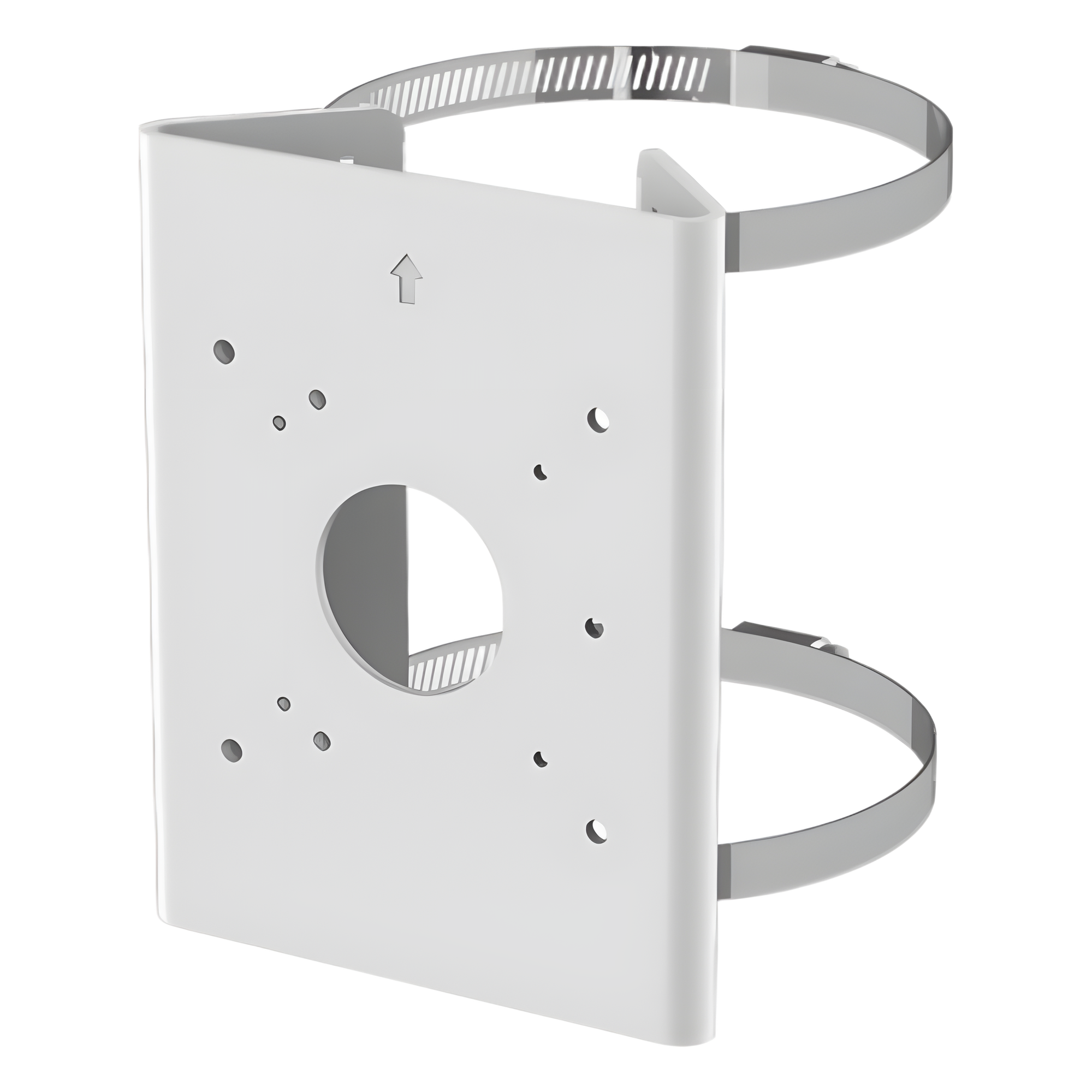 Soporte de Poste / Aluminio y Acero Inoxidable / Carga 4 kg / Poste 65-152 mm / Serie 35 / Interior y Exterior