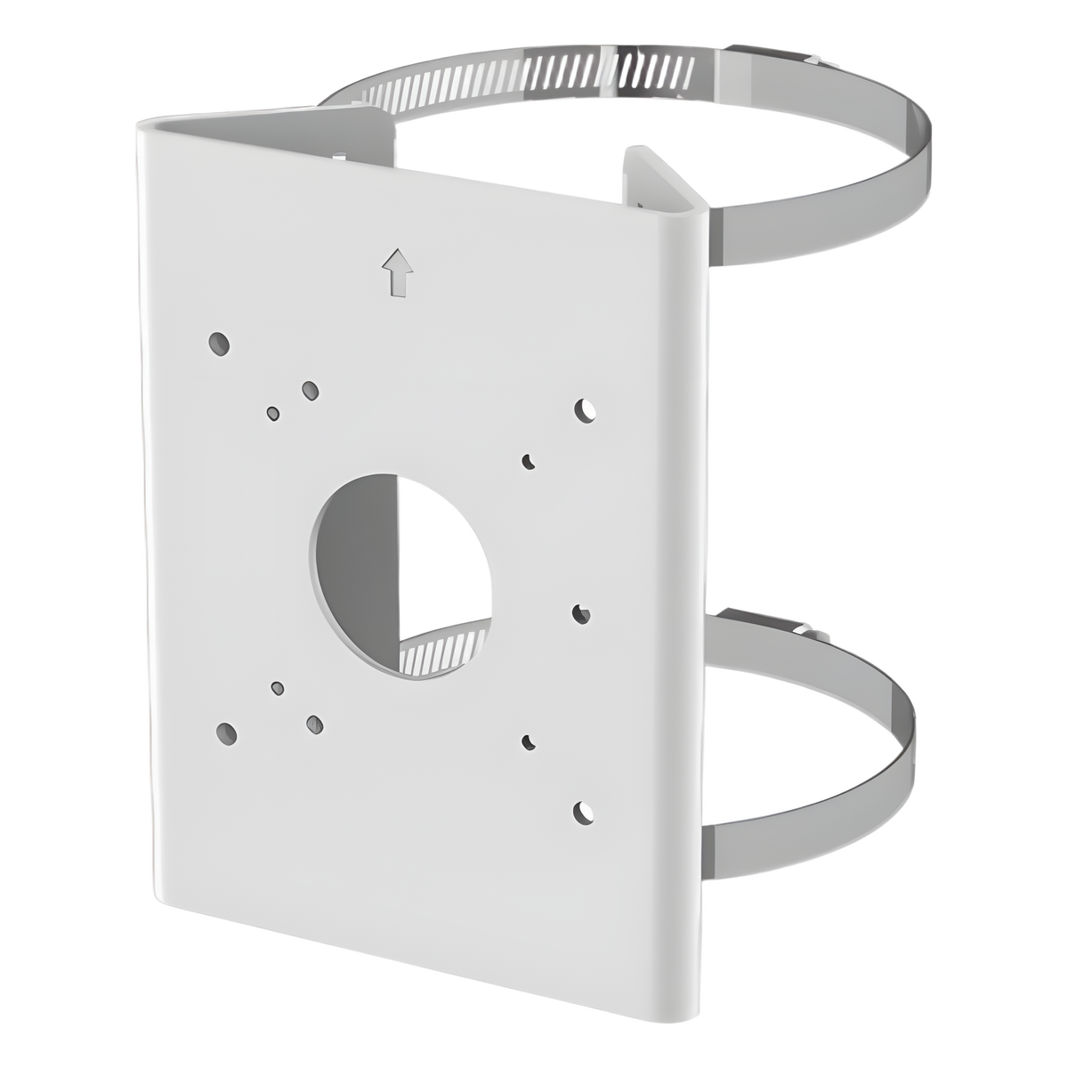 Soporte de Poste / Aluminio y Acero Inoxidable / Carga 4 kg / Poste 65-152 mm / Serie 35 / Interior y Exterior