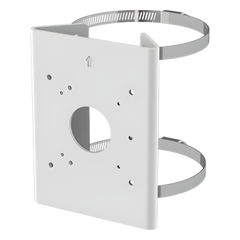 Soporte de Poste / Aluminio y Acero Inoxidable / Carga 4 kg / Poste 65-152 mm / Serie 35 / Interior y Exterior