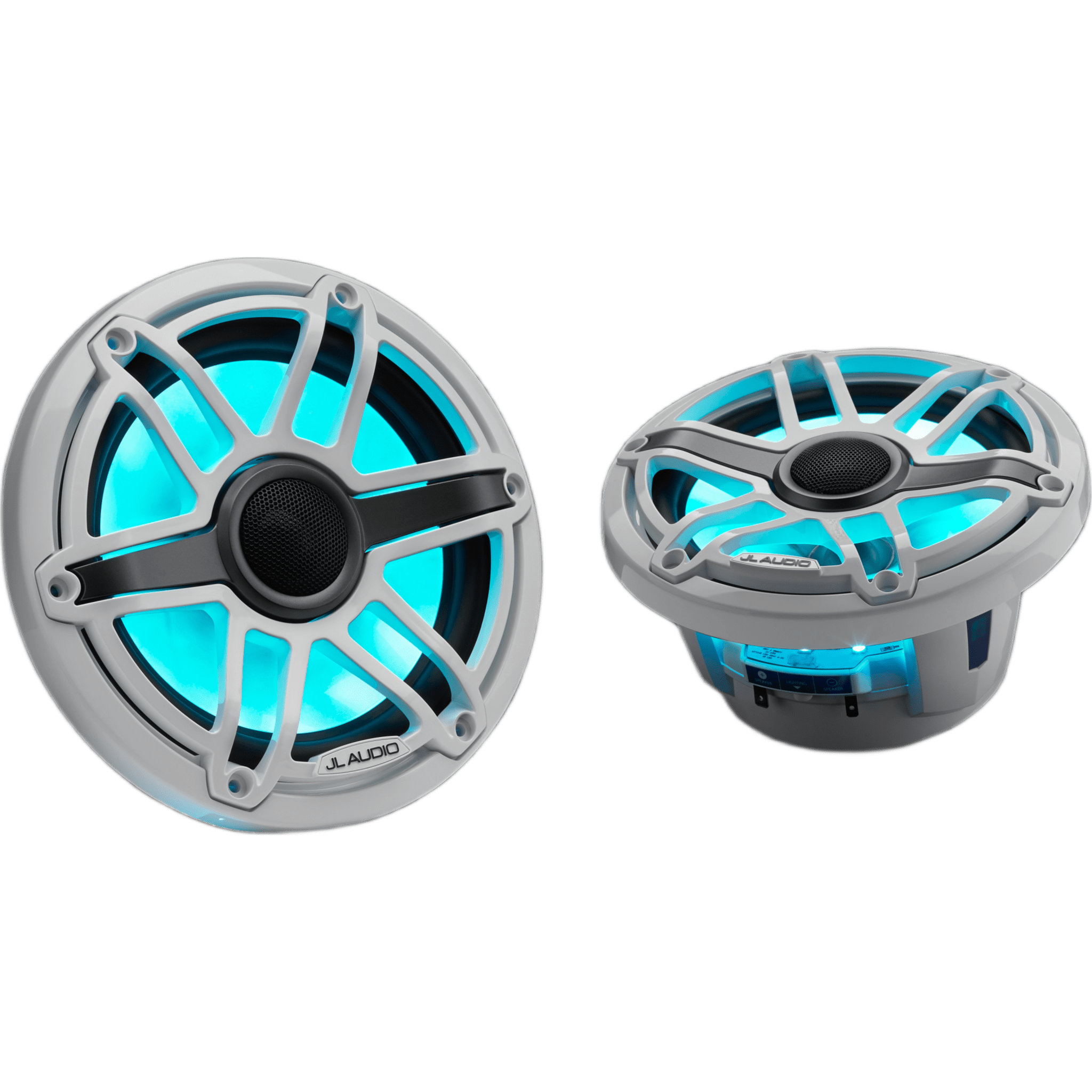Bocinas Náuticas / 7.7" Coaxial / 100 W RMS / LED Transflective™ / Rejilla Deportiva Blanca / 4 &Omega; / 91 dB / 45 Hz-25 kHz