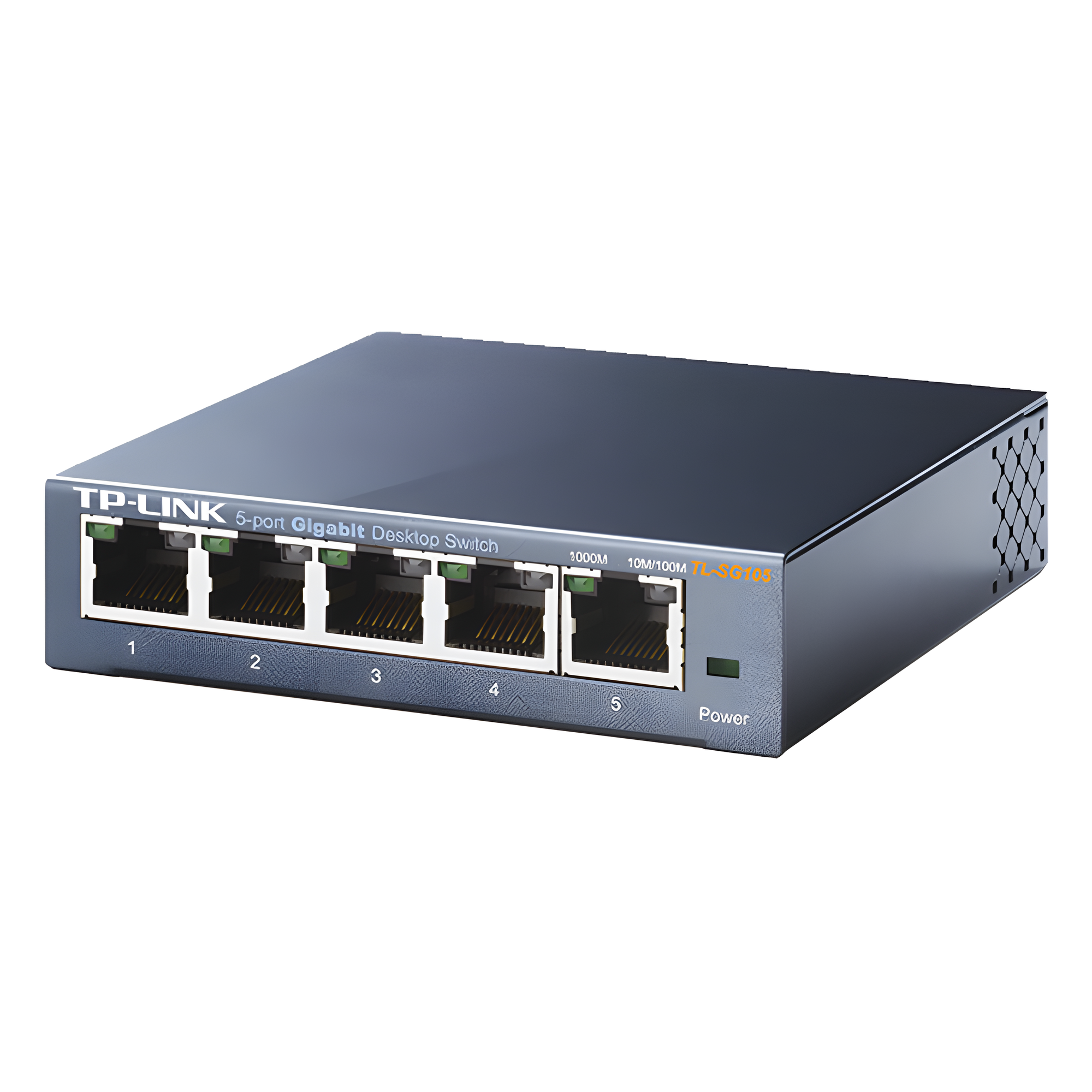 Switch Gigabit no administrable de 5 puertos 10/100/1000 Mbps