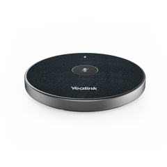 Micrófono inalámbrico 360° VCM36W-PACKAGE de Yealink para videoconferencias, con amplio alcance y cancelación de ruido.