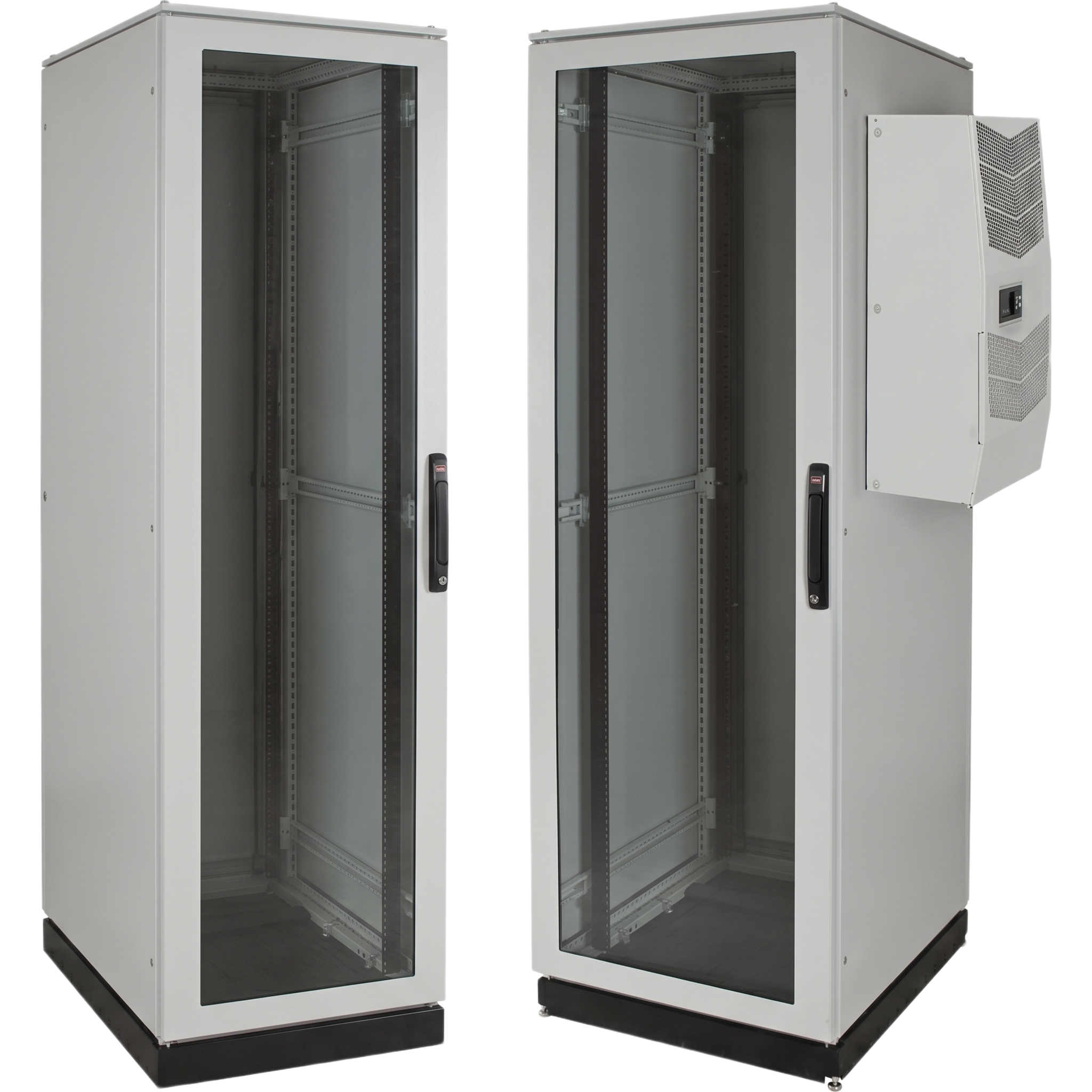 Gabinete de Telecomunicaciones ProLine V/D, 700 mm de Ancho, 800 mm de Profundidad, Compatible Con Aire Acondicionado Tipo G28, 42 UR, Color Gris Claro