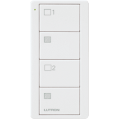 Control remoto PICO inalámbrico con 4 botones  encender/apagar grupo/escenas,  complemente con un atenuador o switch on/off
