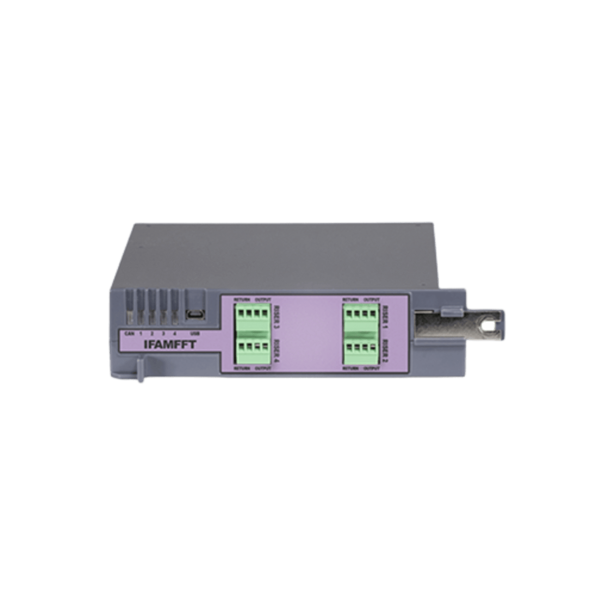 Módulo 4 Líneas Teléfonos de Emergencia IFAMFFT / 20-30V DC / 80mA Consumo @ 27.6V / 64 Teléfonos por Línea / Cable Twisted Pair 500 m (1640.4 ft) / Compatibilidad Multilingüe