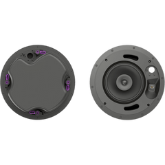 Altavoz de Techo 6.5 in (165 mm) | PoE++ PoE+ PoE Auto-negociado | Dante | Amplificador, DSP y Mezclador Integrados | Mezcla de Dos Canales | EQ Paramétrico | Filtros Pasa Altos y Pasa Bajos | SPL Máximo 105 dB | UL2043 Plenum | UL1480A | R