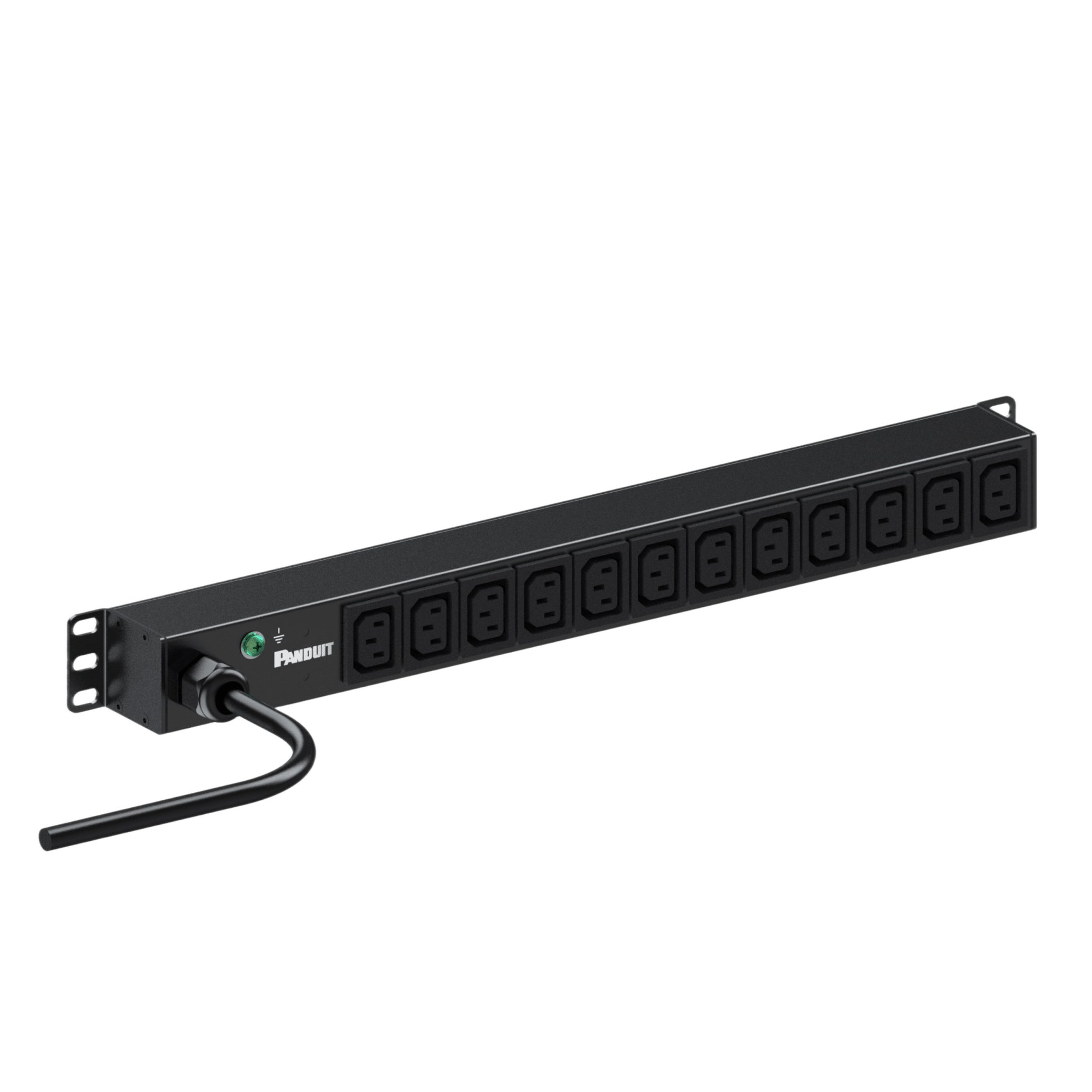 PDU ES2P Básico para Distribución de Energía, Enchufe de Entrada NEMA L6-20P, Con 12 Contactos C13, Instalación Horizontal de 19in, 1UR, 20 Amp, 220 Vca