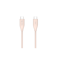 Cable de Carga USB-C a C / 1.5 Metros (4.92 Pies) / Tecnología GaN (Nitruro de Galio) / Fast-Charging / Potencia 60W / Velocidad Transferencia 480 Mbps / Material Silicona No Tóxica / Conector Aluminio Anodizado