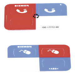 Icono Ultramax para Identificación de Jacks, Color Azul, Bolsa con 100 Piezas