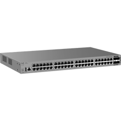 Switch de Acceso Capa 3 / 48 Puertos Gigabit PoE+ / 4 Puertos SFP 2.5GE Uplink / 116 Gbps / 86.304 Mpps / PoE 370W / VSU / Protección contra Sobretensiones 10 kV / Ventiladores Redundantes / Línea Cybrey