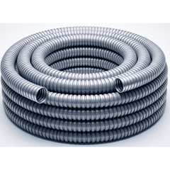 Tubo Flexible Liquidtight 3" (75 mm) / Acero Galvanizado + Forro PVC / Rollo 10 m (32.8 ft) / NEMA 4 / IP65