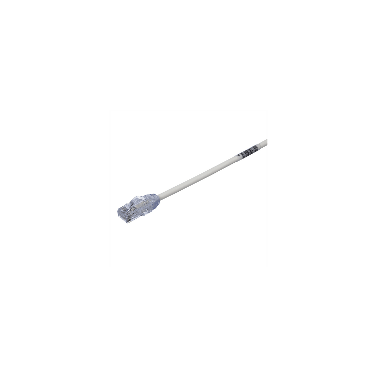 Cable de Parcheo UTP Cat6A, CM/LSZH, Diámetro Reducido (28AWG), Color Blanco Mate, 19.81 Metros (65 Pies)