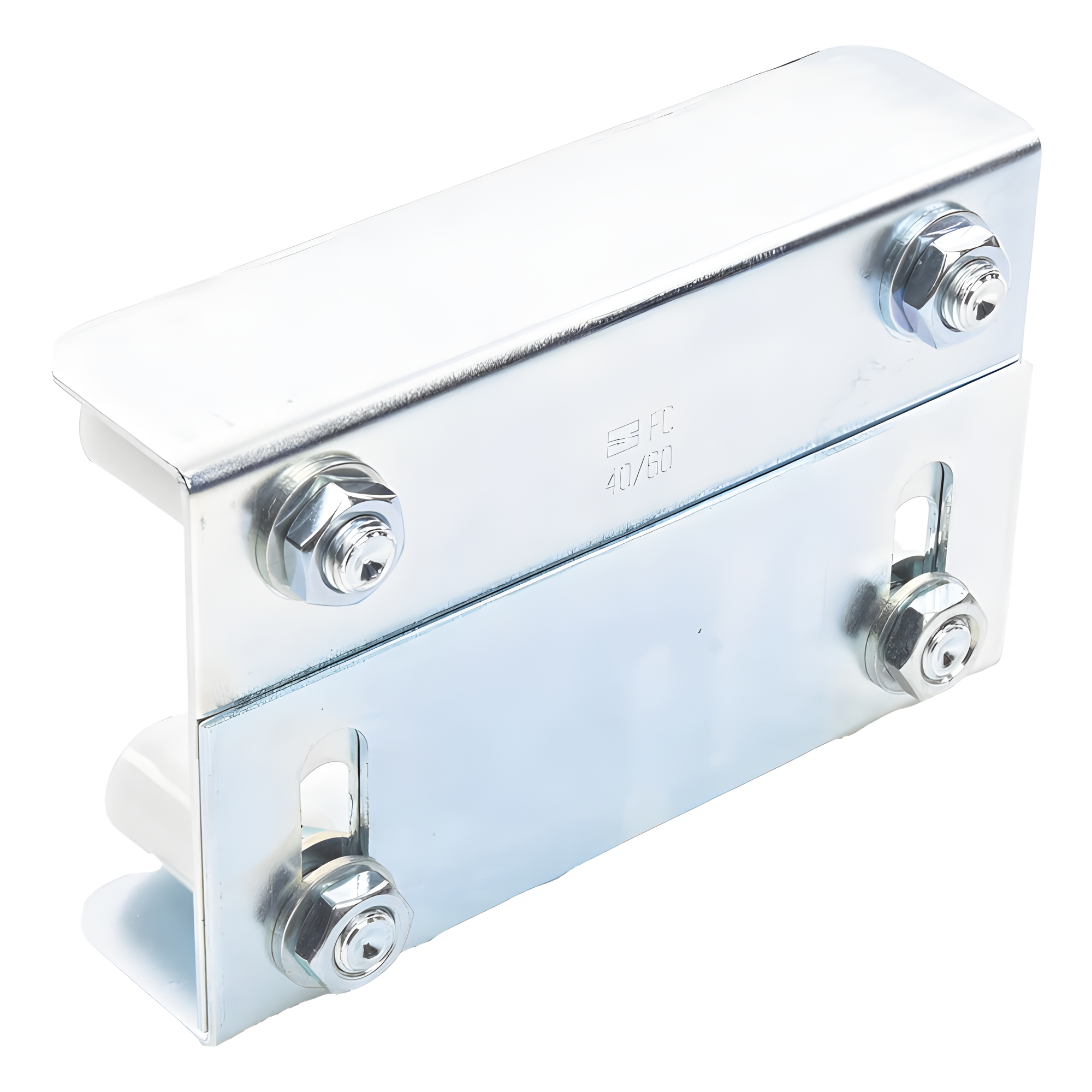 Guia Superior Ajustable Para Puertas Corredizas Con 4 Rodillos de 30 mm
