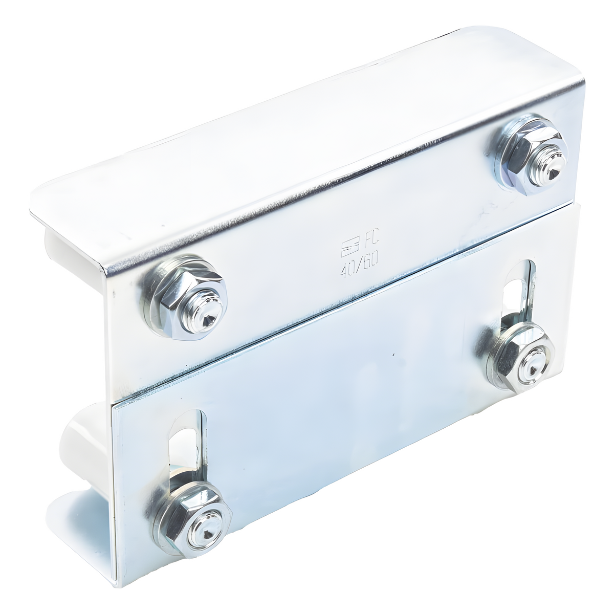Guia Superior Ajustable Para Puertas Corredizas Con 4 Rodillos de 30 mm