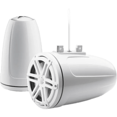 Bocinas Cerradas para Torre / 7.7" (196 mm) / Coaxial Cerrado / 70 W RMS / 4 &Omega; / Sensibilidad 90.5 dB / Respuesta 55 Hz-25 kHz / Rejilla Deportiva Blanca / Sin Iluminación LED / Conexión 16 AWG 3 m (10 ft)