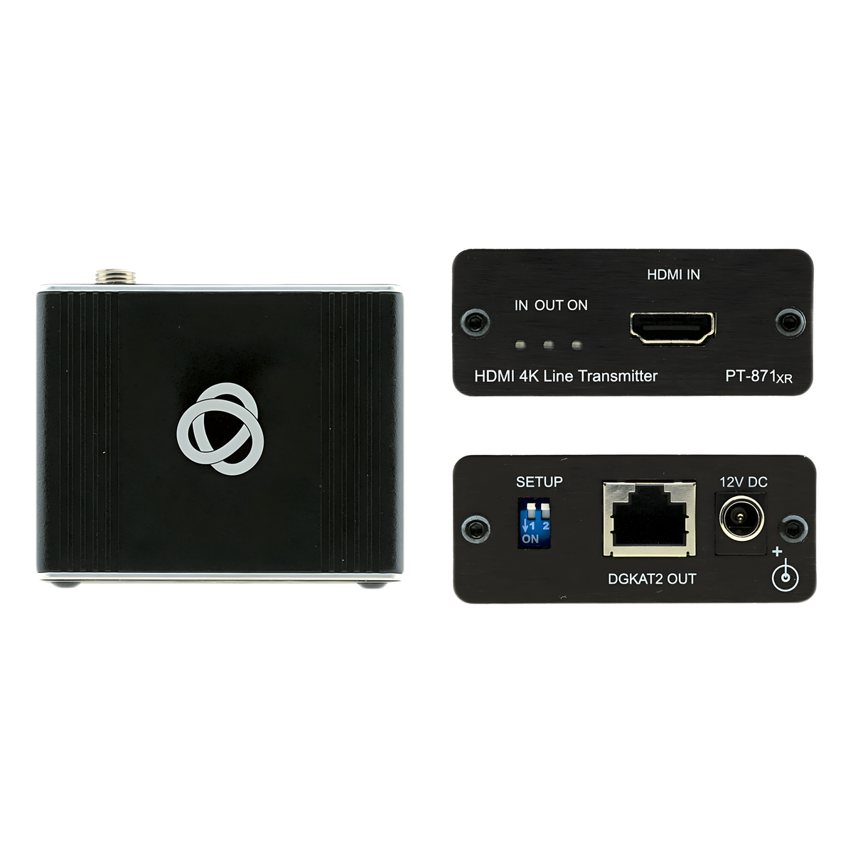 Kit Extensor HDMI 2.0 | DGKat™ 2.0 | 4K@60Hz (4:4:4) HDR | HDCP 2.2 | Alcance 60 m (196.9 ft) 4K60 4:4:4 | 70 m (229.7 ft) 4K60 4:2:0 | Alimentación Bidireccional | Compresión de Bajo Nivel | Latencia Cercana a Cero | Audio 32 Canales
