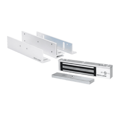 Kit Para Control de Acceso Incluye Chapa Magnética de 600 Lbs / Montaje En Z y L /  Uso Interior / Certificación UL / Color Plata