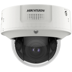 Domo IP 8 Megapixel / Lente Mot. 2.8 a 12 mm /  DARKFIGHTER / WDR 120 dB / IK10 / 30 mts IR / Conteo Facial / Detección Facial / Interior / PoE / Búsqueda por Atributos / Micrófono Integrado / Micro SD