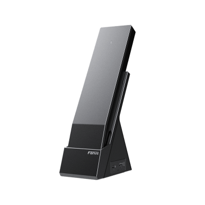 Teléfono IP Inalámbrico para Hotelería con Wi-Fi 6 Doble Banda, 6 Teclas DSS,Material Antibacterial