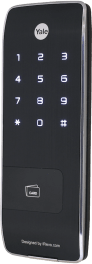 Cerrojo Slim / 11 mm / 40 Usuarios / Código PIN / Alarma / Cierre Automático / 4 Pilas AA / Puerto 9V / RF Opcional