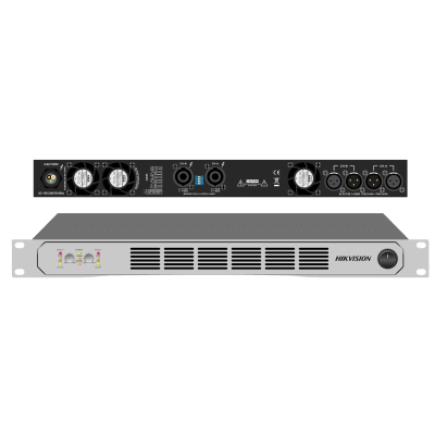 Amplificador de Potencia Profesional DS-QAPAR25-2 / 250W 2-Zonas / Clase D / Eficiencia 90% / Modos Estéreo y Puente / PFC de Banda Ancha / Protección Integral / 1U Compacto