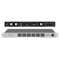 Amplificador de Potencia Profesional DS-QAPAR25-2 / 250W 2-Zonas / Clase D / Eficiencia 90% / Modos Estéreo y Puente / PFC de Banda Ancha / Protección Integral / 1U Compacto