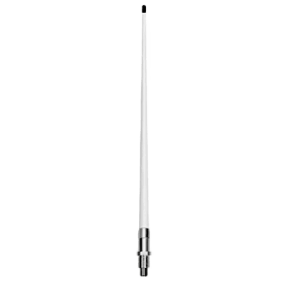Antena VHF Marina de Alto Rendimiento / 4 dBi / 156-163 MHz / Altura 1100 mm / Color Blanco / Conector SO239