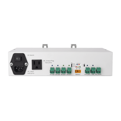 Fuente de alimentación con salida de 52 V @ 3A, 12 V @ 5A con capacidad de respaldo