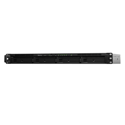 Unidad de Expansión Synology RX418 | 4 Bahías SATA HDD/SSD 3.5" y 2.5" | eSATA | Profundidad 30 cm | Compatible con RackStation 1U | Administración DSM.