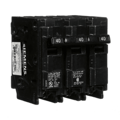 Interruptor automático enchufable tipo QP 3 polos, 40 amp