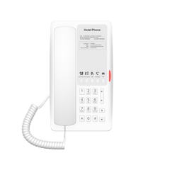 Teléfono IP WI-FI para Hotelería, Puerto USB-A para Carga, 5 Teclas Programables para Servicio Rápido (Hotline), Plantilla Personalizable con PoE