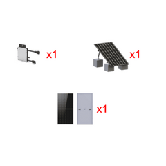 Kit Solar Interconexion  / 500 W  220Vca / Microinversores HOYMILES / Montaje Incluido