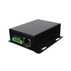 Inyector PoE Industrial / Ideal para Aplicaciones Solares / Entrada 9-32 Vcc / Salida PoE pasivo 24V / Conexión plug and play / Ideales para Enlaces Inalámbricos (Ubiquiti, Cambium, Mimosa, MikroTik)