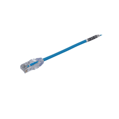 Cable de Parcheo TX6, UTP Cat6, Diámetro Reducido (28AWG), Color Azul, 30 m