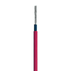 Cable Fotovoltaico Rojo/ Cobre Estañado / 4 mm² (12 AWG) / 2000V / Rollo de 100 m / / UL 4703 y TUV