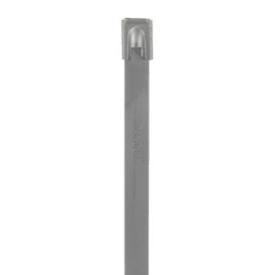 Cincho acero inoxidable 201mm de largo, uso interior/exterior, paquete con 50 pz.