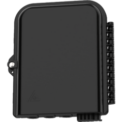 Cierre de Empalme para 24 fusiones de fibra óptica, Interior/Exterior, con 8 acopladores SC/APC y splitter 1x8 SC/APC Incluido, IP65, 3 Puertos para Fibra Troncal o Distribución