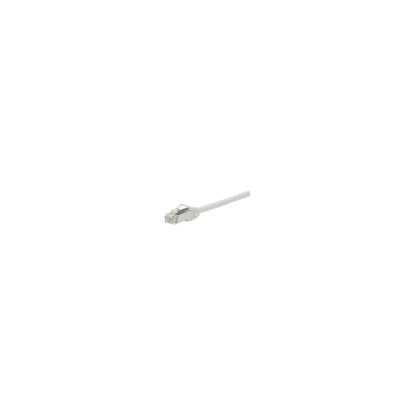 Patch Cord Cat6A, Diametro Reducido 28 AWG, Blindado S/FTP, CM/LS0H, 0.5 m., Color Blanco