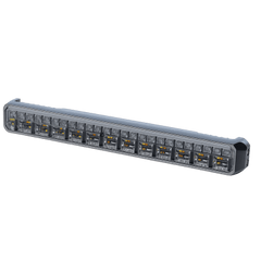 Luz Auxiliar de 45 LEDs Rojo, Ambar y Blanco, 11.42", 12 a 24 VCD