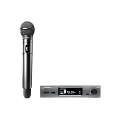 Sistema Inalámbrico UHF | Receptor Red ATW-R3210N | Micrófono Mano ATW-T3202 |  Frecuencia DE2 470-529 MHz | True Diversity | 40 Canales Simultáneos | Alcance 100 m (328 ft)