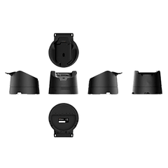 Soporte Giratorio SUNMI para V3 MIX/P3 MIX / Rotación 0°~180° / Entrada 24V 1.4A / Pogo Pin 6 PIN / USB Tipo-A / Ethernet / RJ12 / RS232 / Amplio Rango de Temperatura