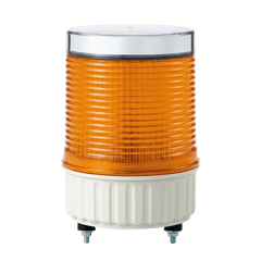 Luz LED destellante IP65, recargable solar en color Ámbar