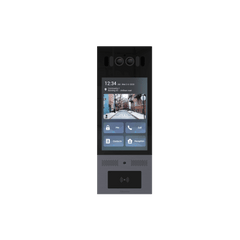 Frente de Calle Antivandálico IK10 / Incluye montaje / Administración 100% en la Nube / Notificación a APP / Llamada Telefónica / ANDROID / SIP / ONVIF /Reconocimiento Facial / QR y PIN para Visitas / IP66 / Bluetooth / NFC